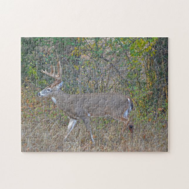 Big Buck Deer au Texas Wild Animal Puzzle (Horizontal)