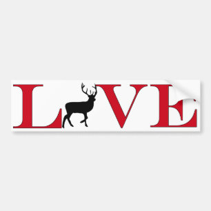 Big Buck Lover Bumpersticker Bumper Sticker