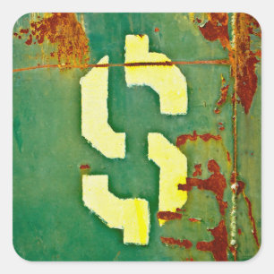 Big Bucks Square Sticker