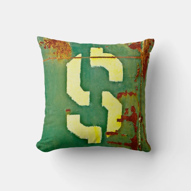 Big Bucks Throw Pillow (Front)