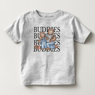 Big Buddy and Little Buddy, Carpenters together! Toddler T-shirt