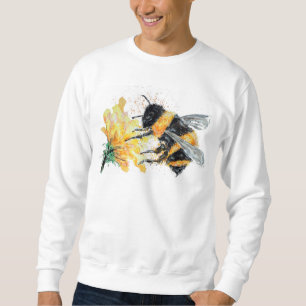 Big Bumble Bee collecting Pollen Sweatshirt