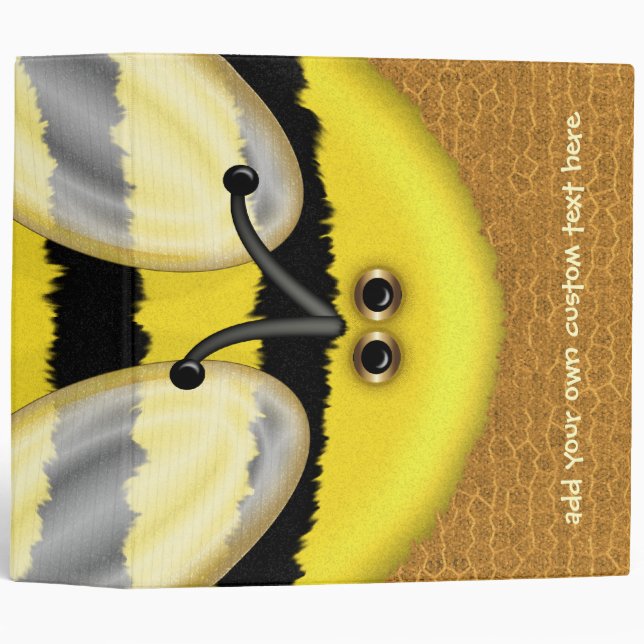 Big Bumble Bee Custom 2" Vinyl Binder (Front/Spine)