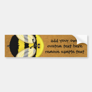 Big Bumble Bee Custom Bumper Sticker