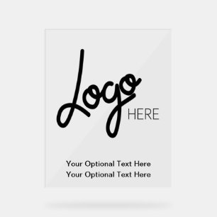 Big Business Logo Professional Modern Acrylic Sign