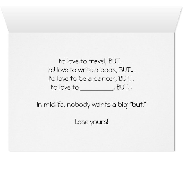 Big "But's" card (Inside Horizontal (Bottom))