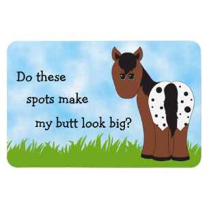 Big Butt Appy Blanket Appaloosa Magnet