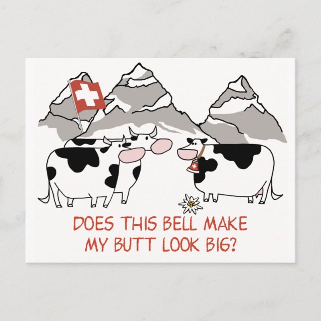 Big Butt Postcard (Front)