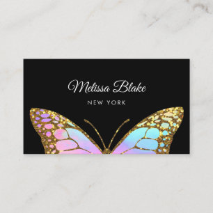 big butterfly business card
