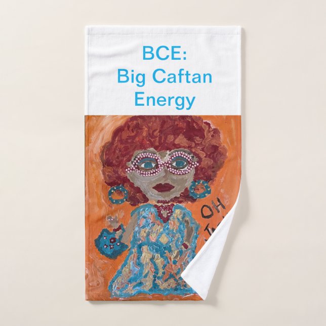 Big Caftan Energy (BCE) – Hand Towel by Sharkey (Hand Towel)