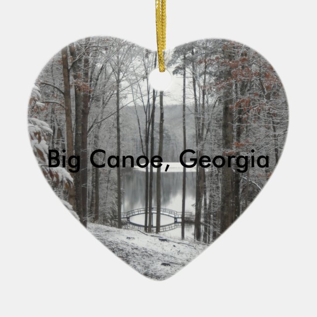 Big Canoe, Georgia Ceramic Ornament (Front)