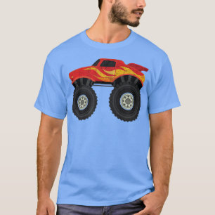 Big Car Lovers Awesome Monster Truck Mud Crushing T-Shirt