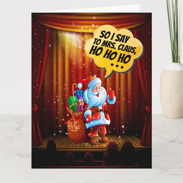 Big Card Christmas Humour Rev 2 (Front)