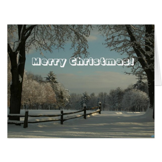 Big Card  Merry Christmas (Front Horizontal)