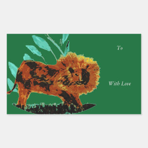 Big Cat Animal Art Lion Custom Sticker