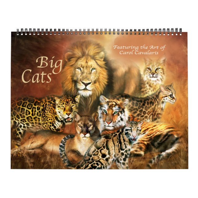 Big Cat Art Calendar (Cover)