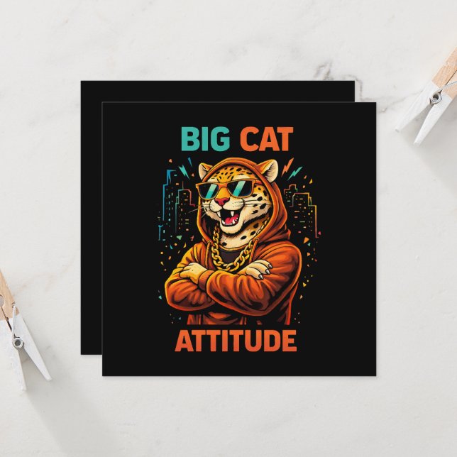 Big Cat Attitude (Front/Back In Situ)