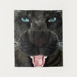 Big Cat Black Panther Tapestry