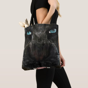 Big Cat Black Panther Tote Bag