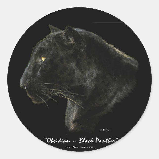 BIG CAT Endangered Species Series Classic Round Sticker (Front)