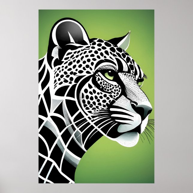 Big Cat Leopard Jaguar Poster (Front)
