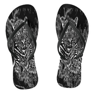 Big Cat Models: Leopard Laze 01-02 Flip Flops