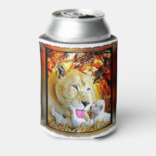Big Cat Models: Lioness and Cubs 01 Can Cooler