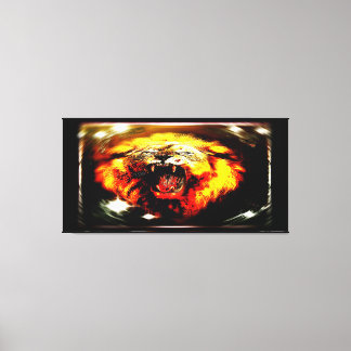 Big Cat Models: Mad Lions 02-02 Canvas Print