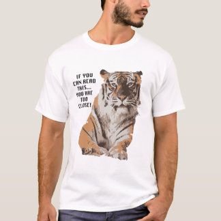 Big Cat Rescue Amanda Tiger Too Close T-Shirt