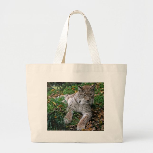 Big Cats - 11 Large Tote Bag (Front)