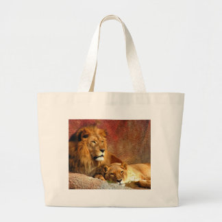 Big Cats - 6 Large Tote Bag