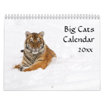 Big Cats Calendar