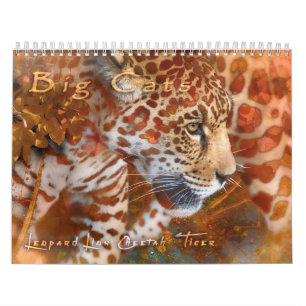 BIG CATS WILDLIFE #1 ART CALENDAR