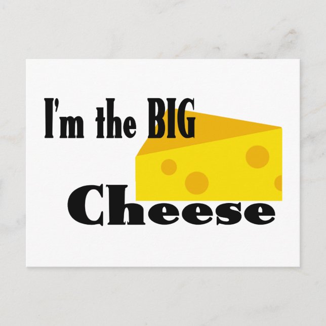 Big Cheese Postcard (Front)
