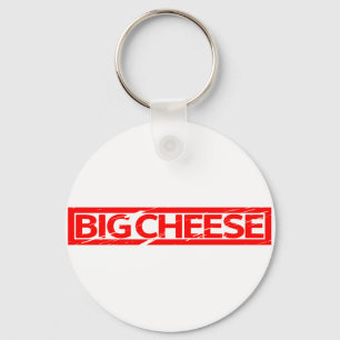 Big Cheese Stamp Keychain