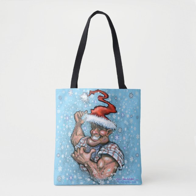 Big Christmas Elf Tote Bag (Front)
