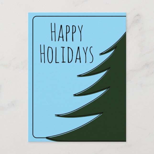 Big Christmas Tree Postcard (Front)