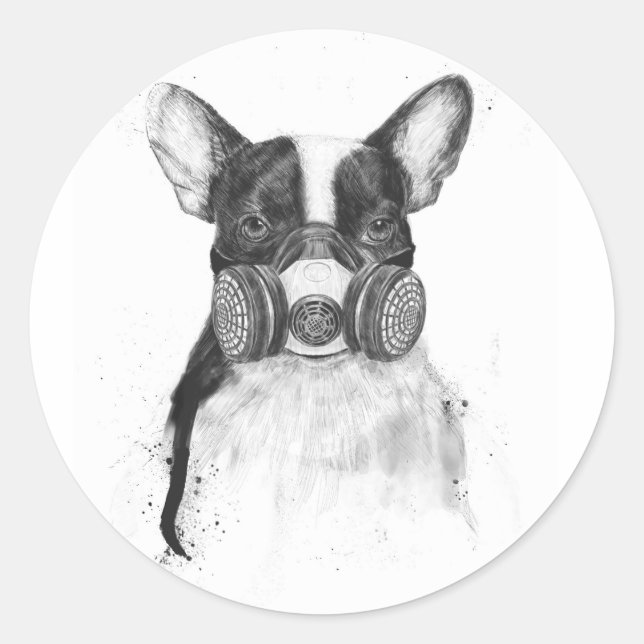 Big city life classic round sticker (Front)