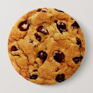 big cookie 4 inch round button