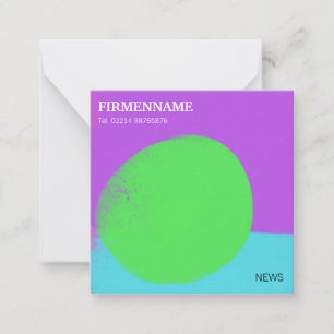 big cool fresh modern card