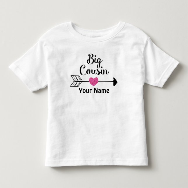 Big Cousin Arrow Personalized T-shirt (Front)