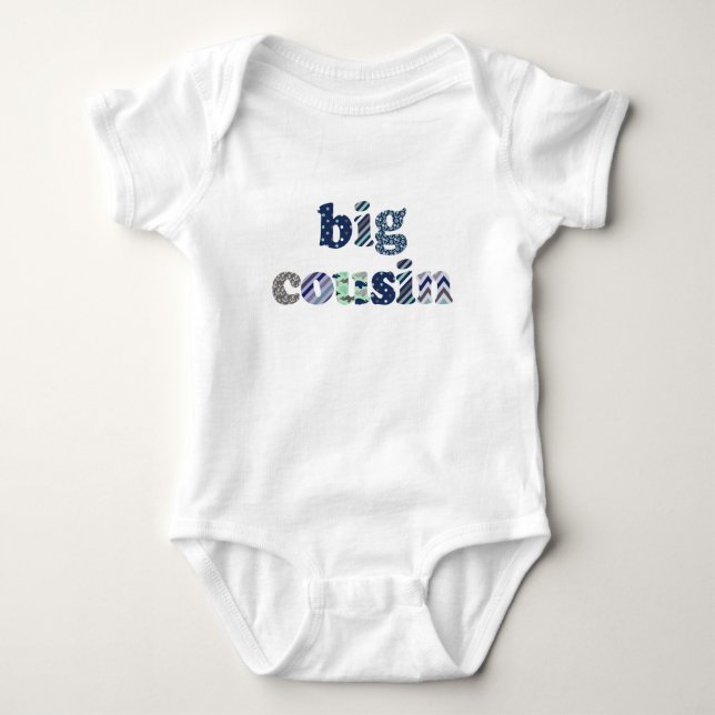 Big Cousin Baby Bodysuit (Front)