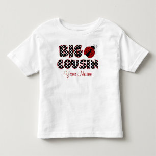 Big Cousin Ladybug Personalized Shirt