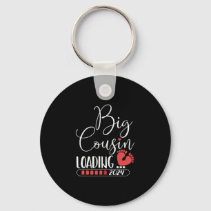 Big cousin loading 2024 for pregnancy announcement keychain
