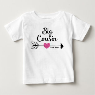 Big Cousin Pink Arrow Personalized Shirt