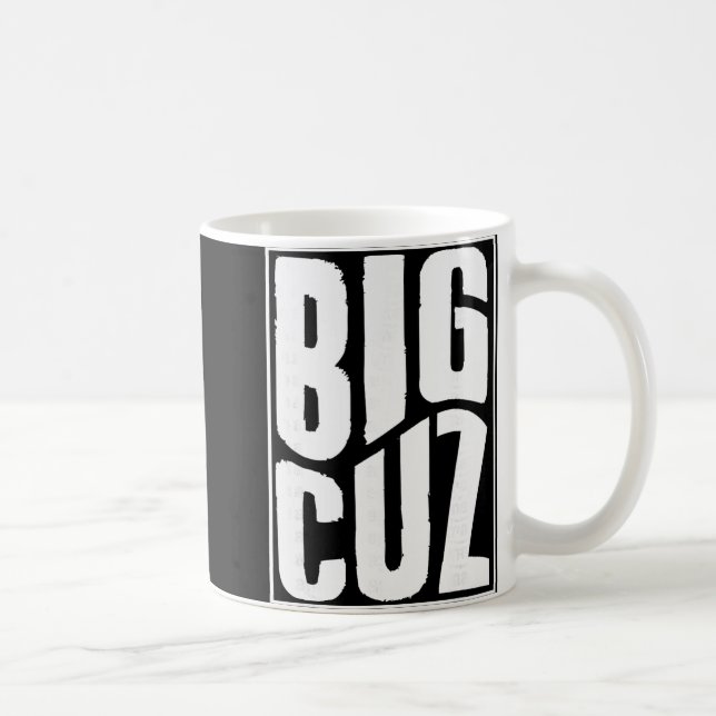 Big Cousin Pregnancy Announcement Matching New Cou Coffee Mug (Right)
