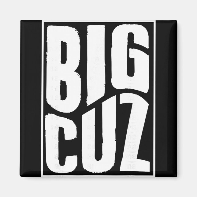 Big Cousin Pregnancy Announcement Matching New Cou Magnet (Front)