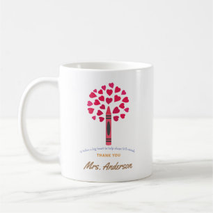 Big crayon tree / Teacher Appreciation Coffee Mug