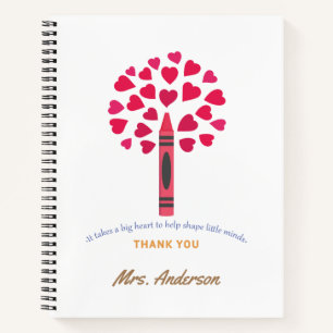 Big crayon tree / Teacher Appreciation Notebook