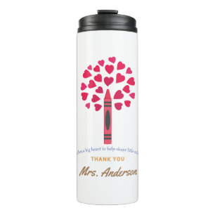 Big crayon tree / Teacher Appreciation Thermal Tumbler